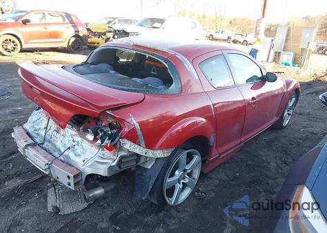2004 Mazda Rx-8 6 Speed Manual from USA, damaged, VIN JM1FE173540112896